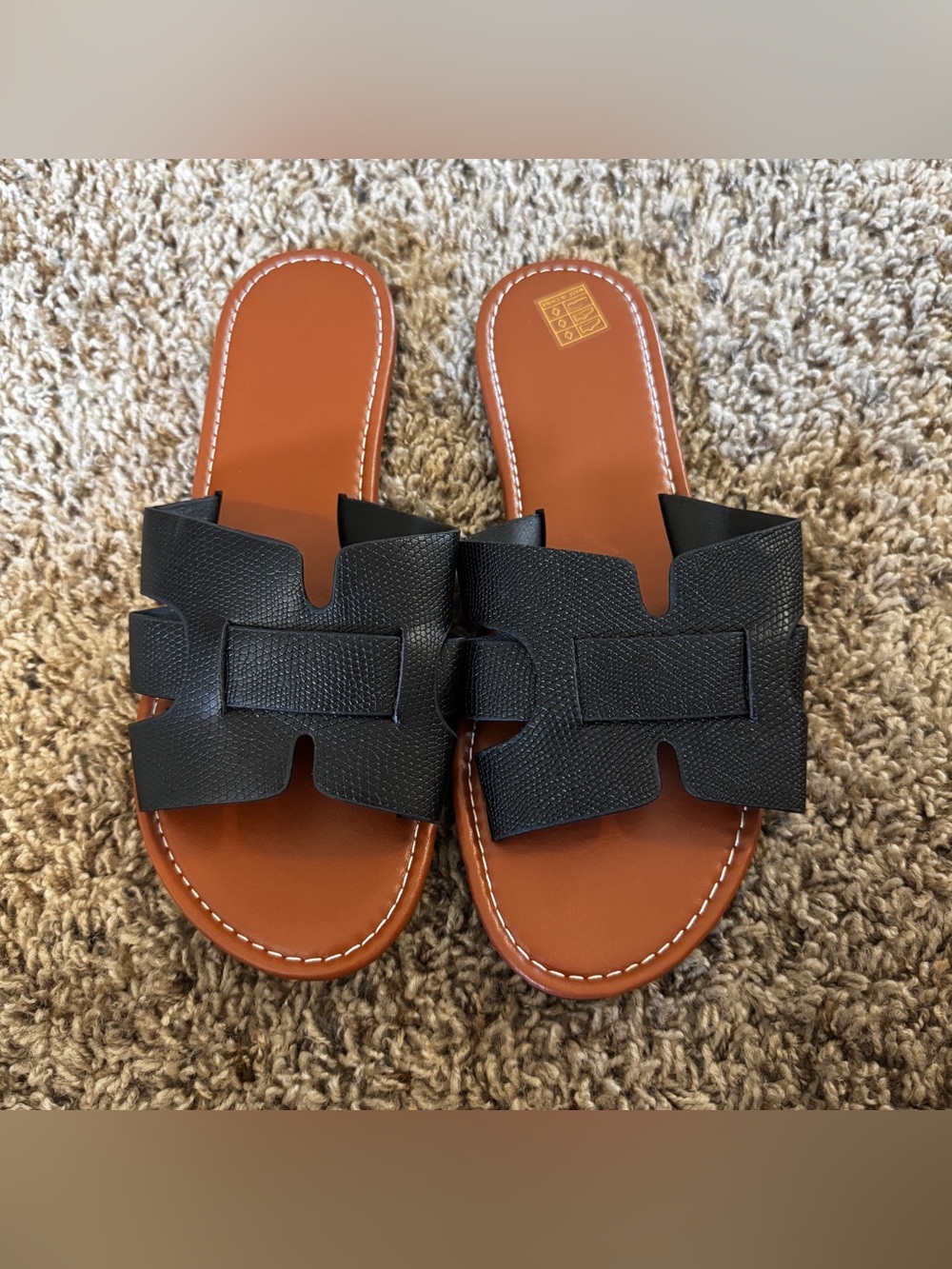 New Black Sandals